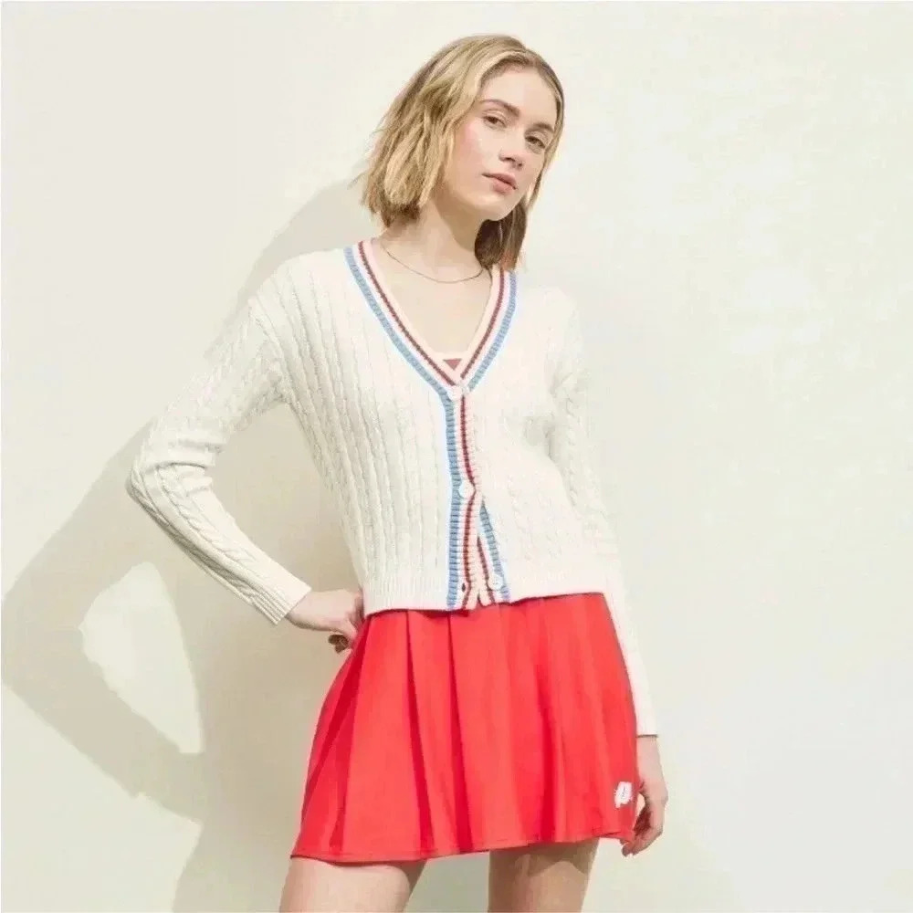 NWT Prince‎ Pickleball Women's Cable Knit
Cardigan - Cream XL